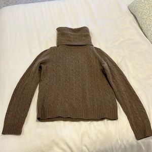 Ralph Lauren cable knit cashmere sweater